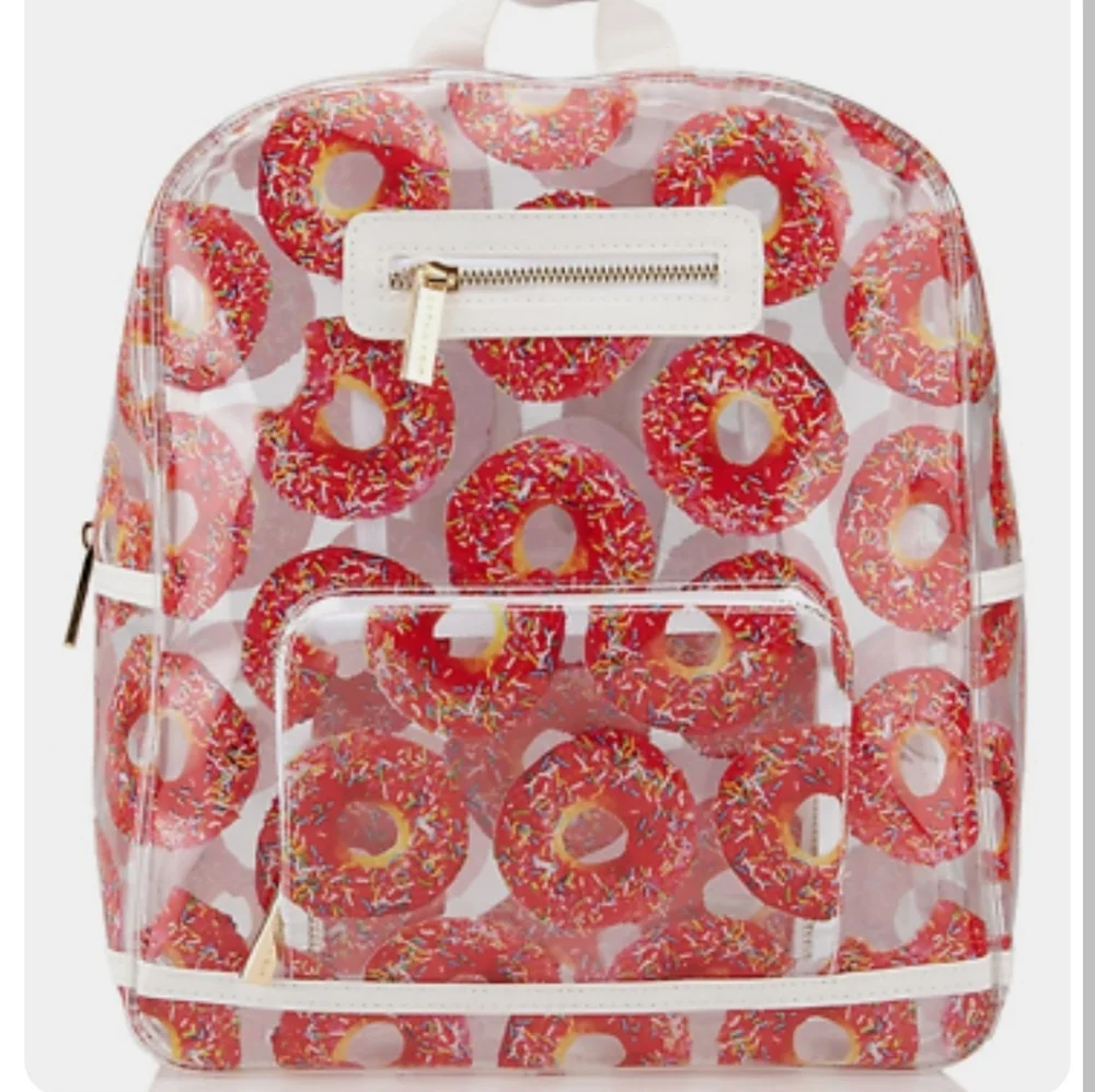 Donut Print Backpack